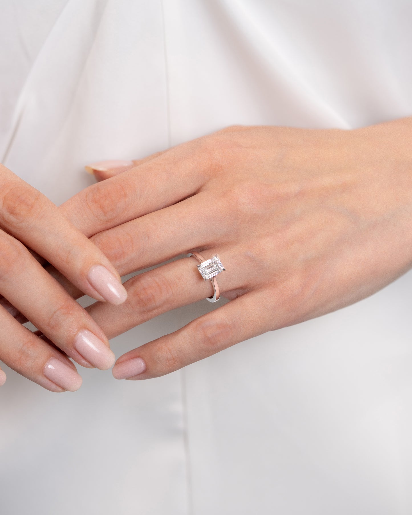 Emerald Solitaire Ring