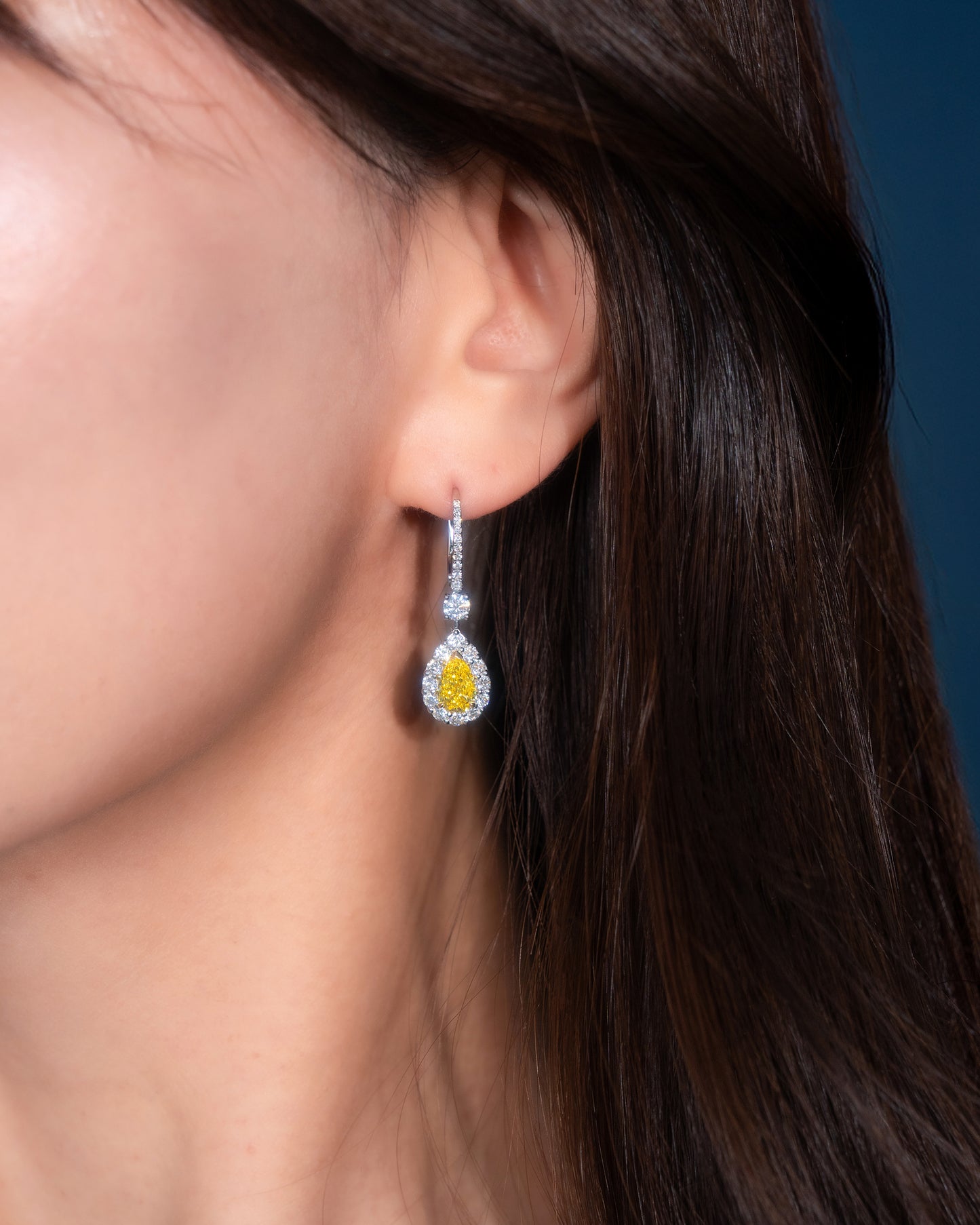 Vivid Yellow Pear Drop