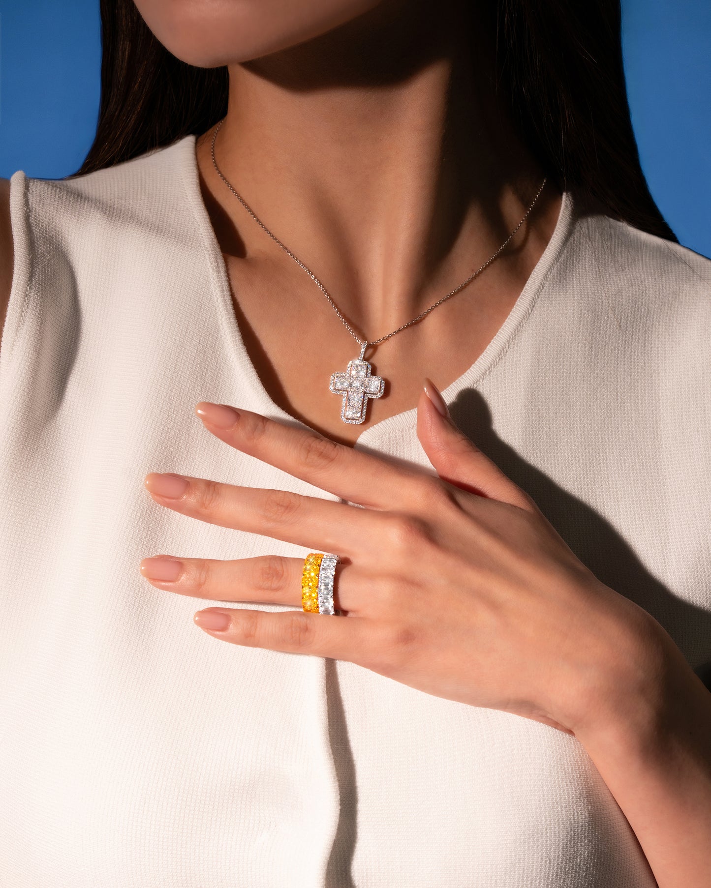 Yellow Radiant Eternity 0.48ct each