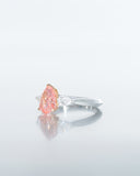 Pink Pear Shape Ring