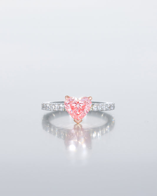 Pink Heart Ring