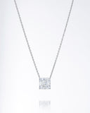 Asscher Solitaire Pendant