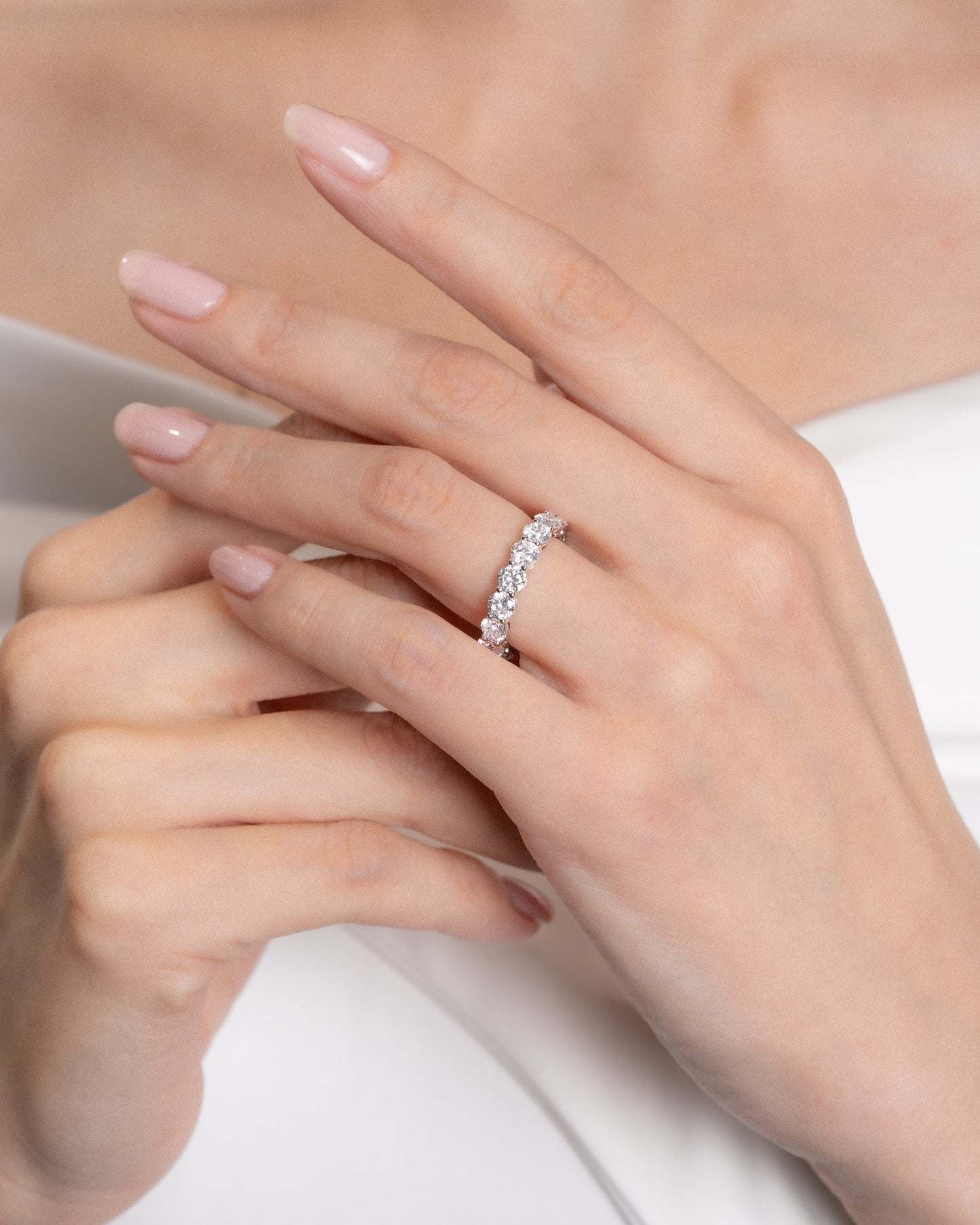 Round Brilliant Eternity Band 3.8mm