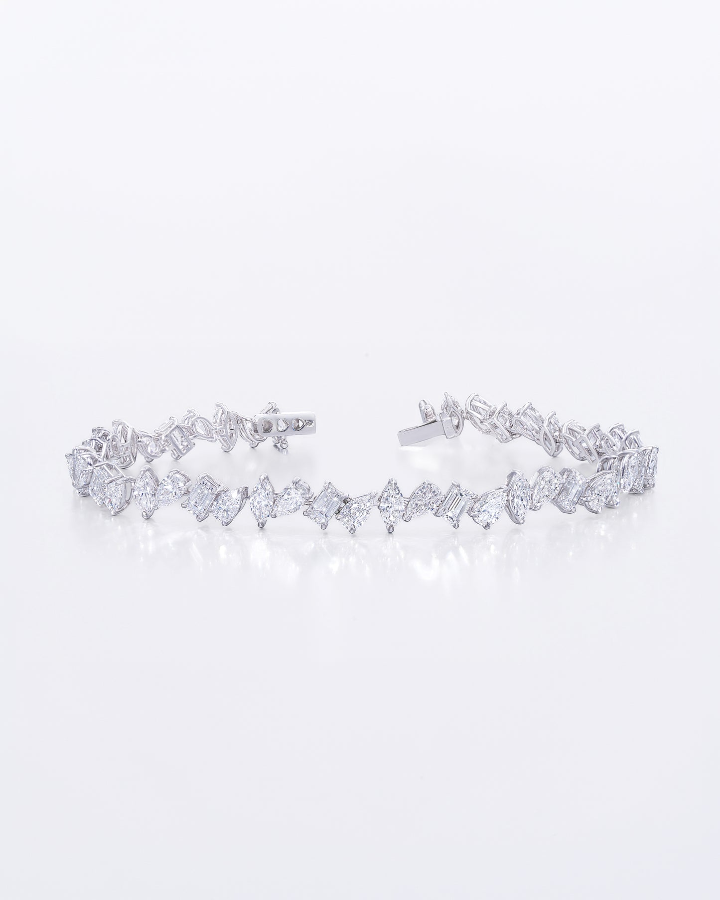 Multi Shape Slant Bracelet