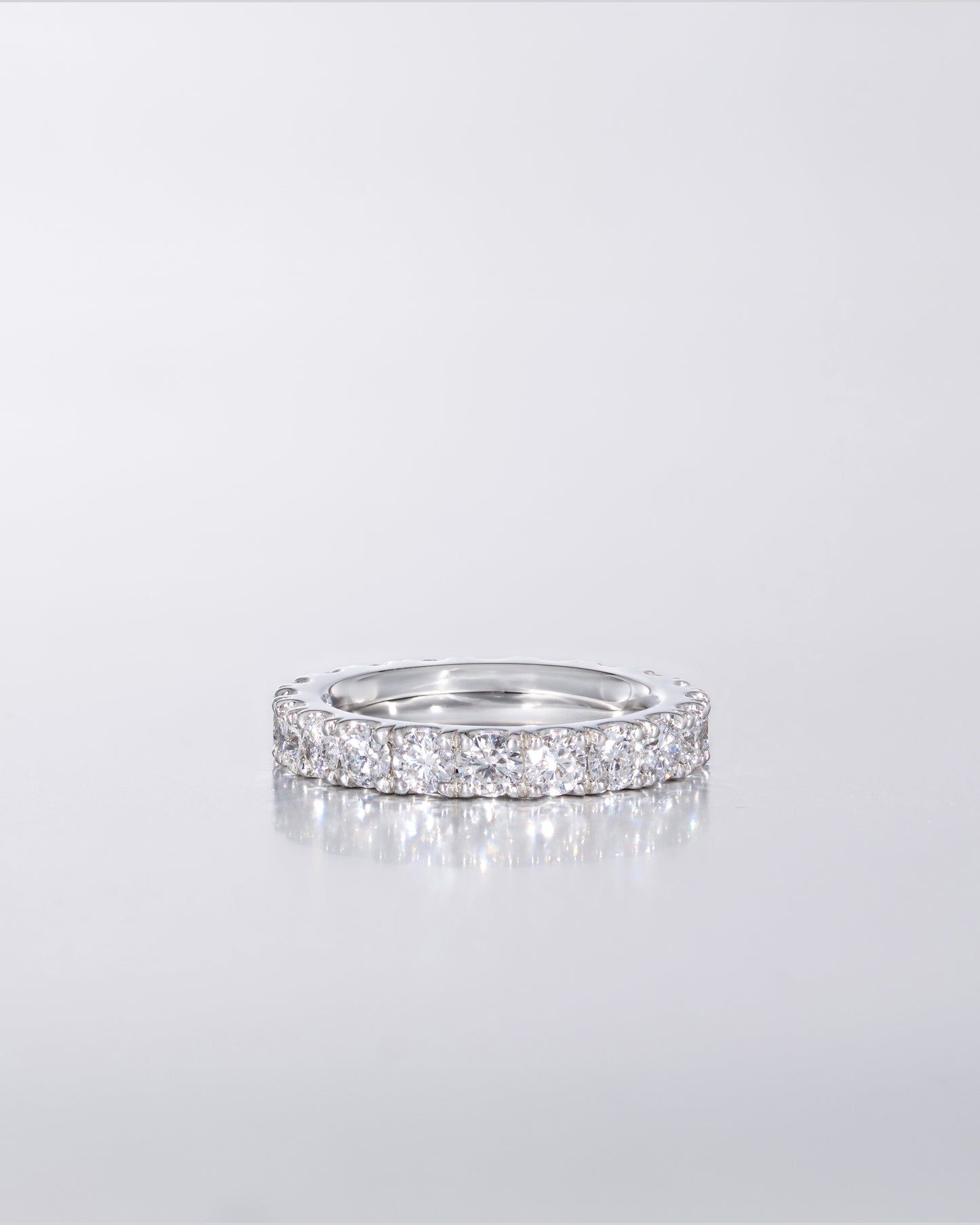 Round Brilliant Eternity Band 3mm