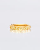 Yellow Round Brilliant Eternity 3mm