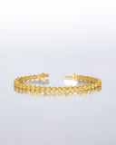 3.5mm 3prong YellowTennis Bracelet