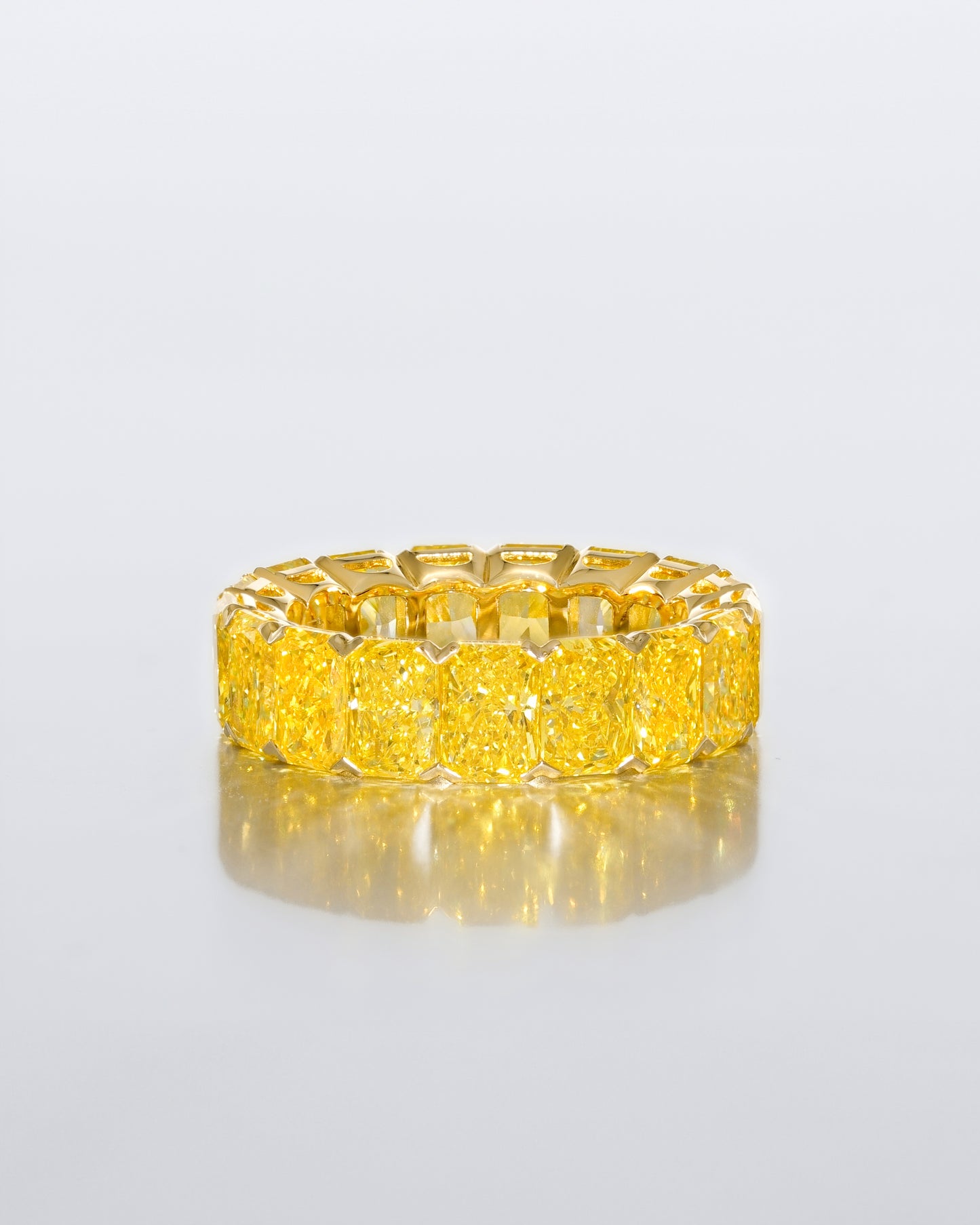 Yellow Radiant Eternity 0.48ct each