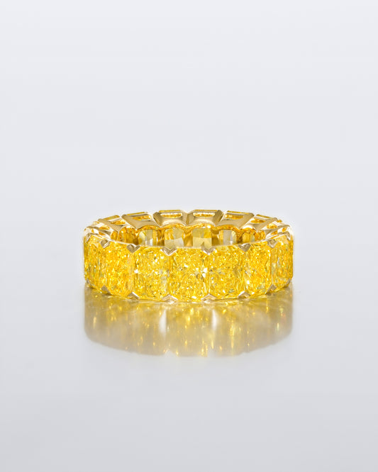 Yellow Radiant Eternity 0.48ct each