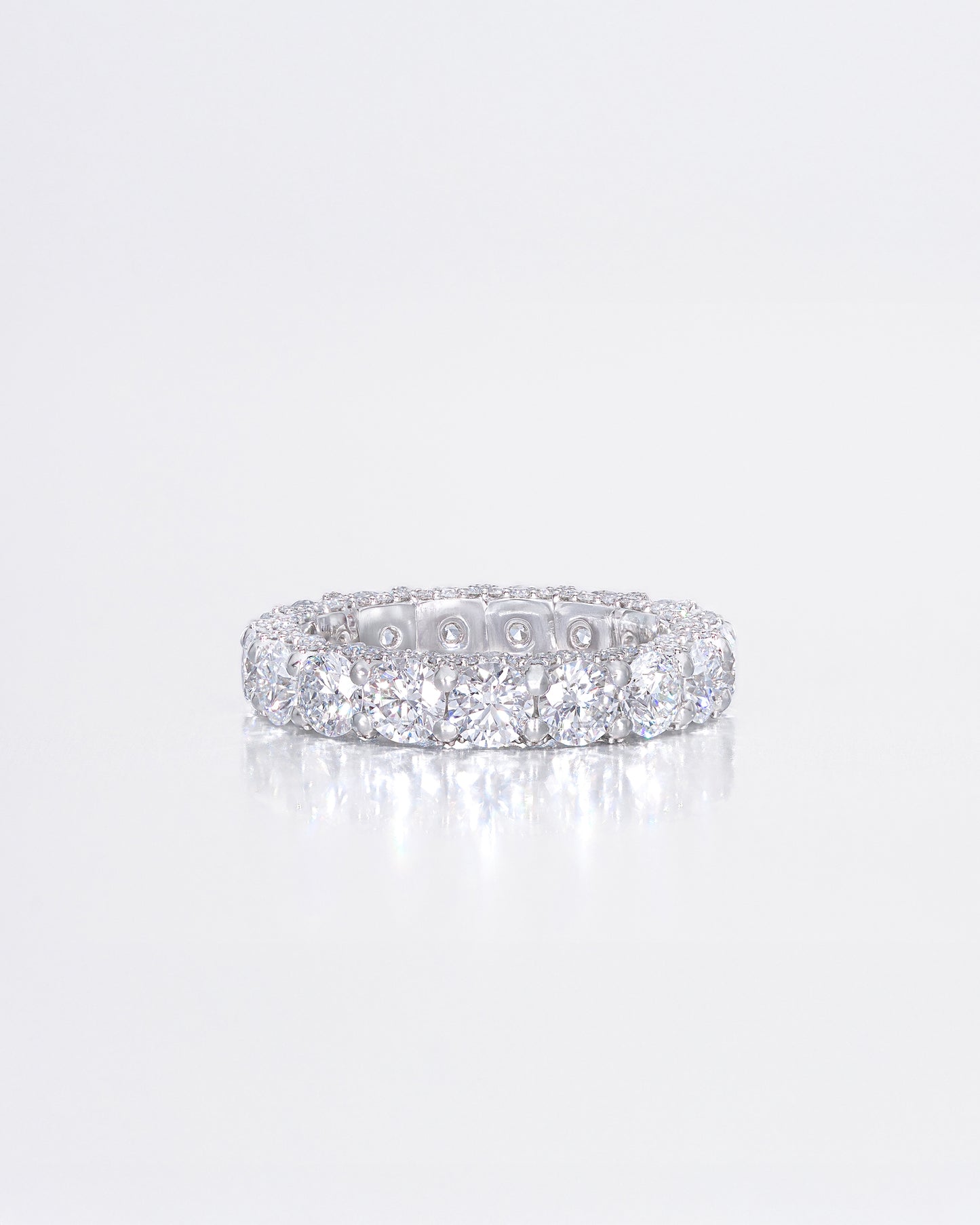 Round Eternity Side Pave 3.5mm