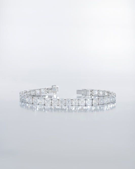 Asscher cut Bracelet