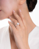 Cushion Full Pave Ring
