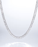 Emerald cut Tennis Necklace 0.5ct each