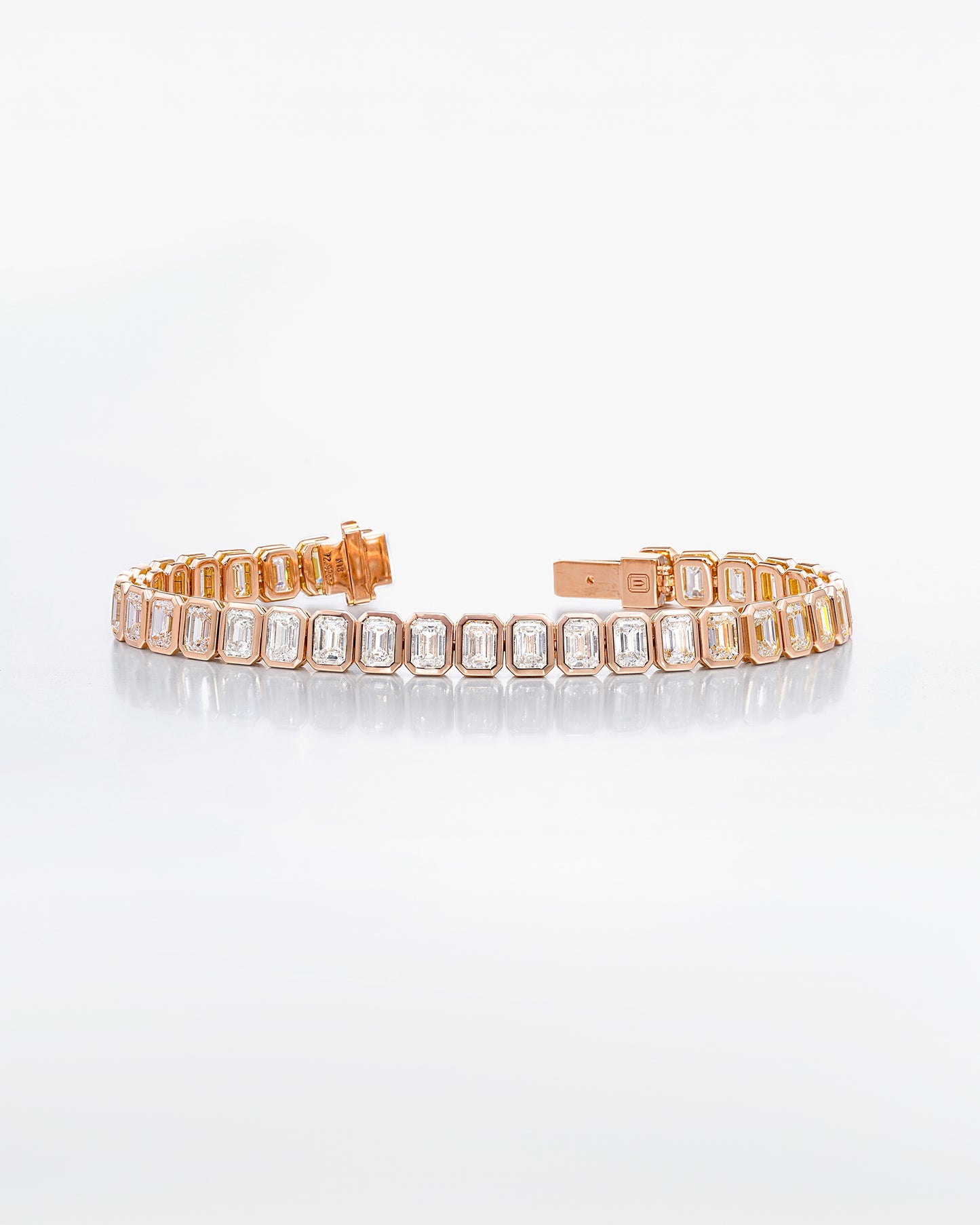 Emerald Bezel Bracelet
