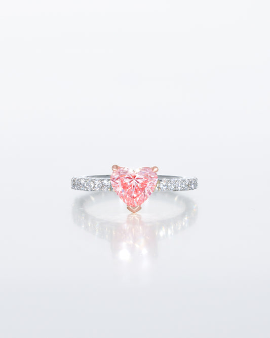 Pink Heart Ring