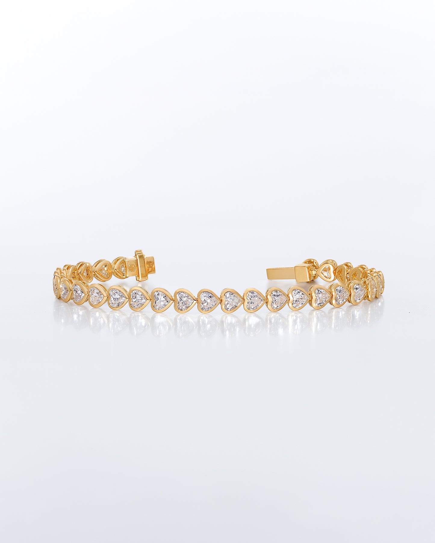 Heart Bezel Bracelet