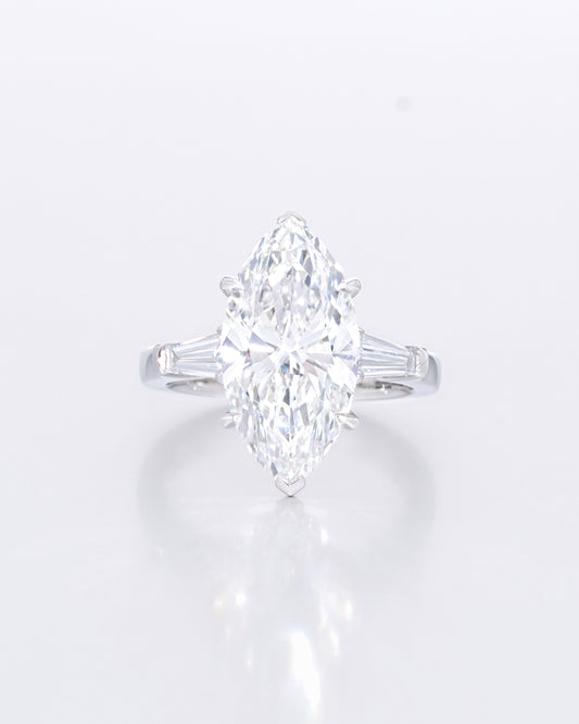 Marquise Side Taper Ring
