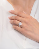 Oval Halo Ring