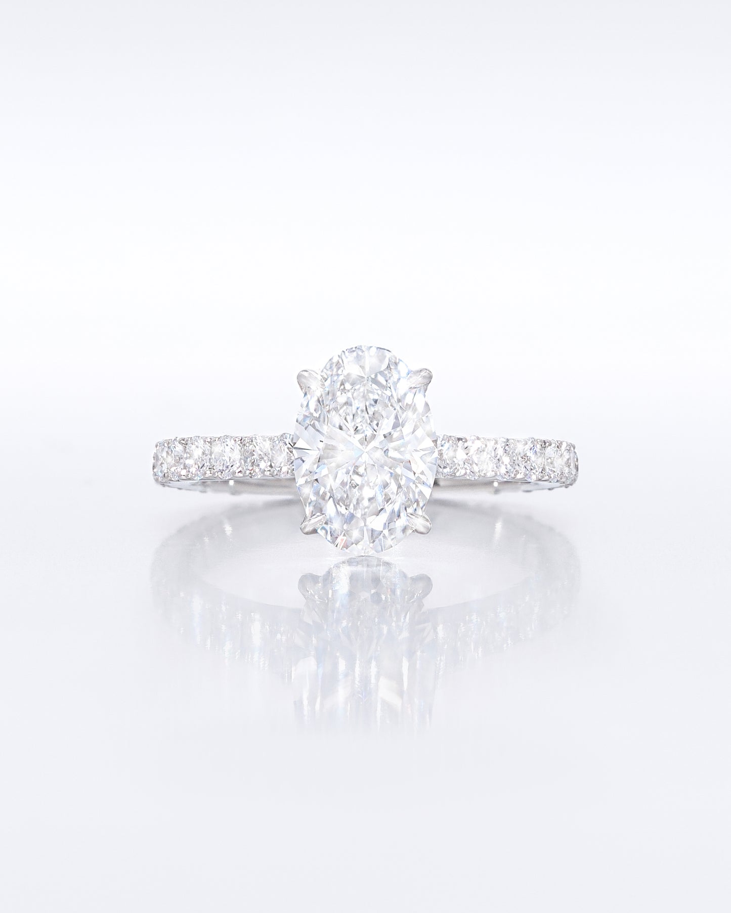 Oval Pave Ring