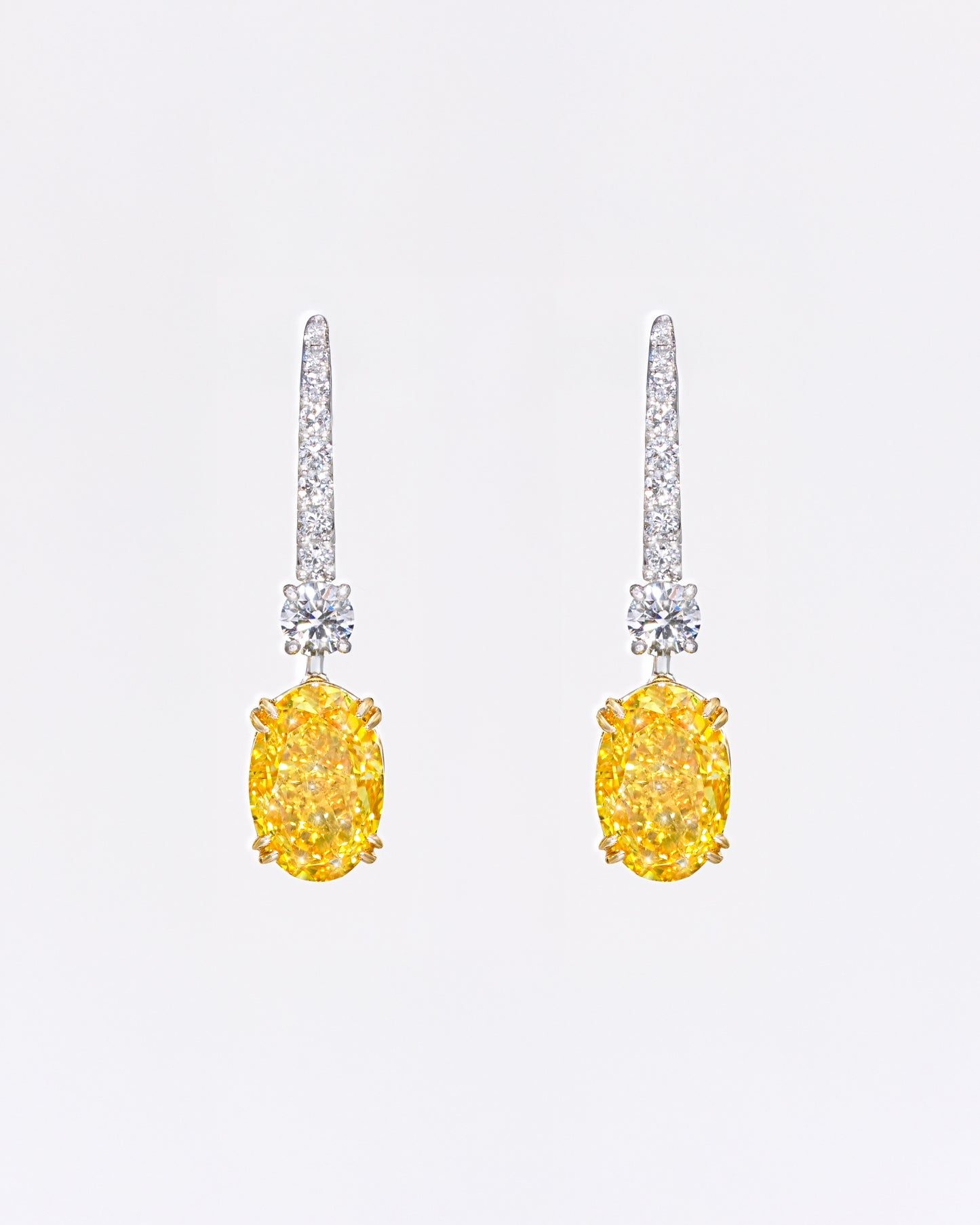 Vivid Yellow Oval Drop