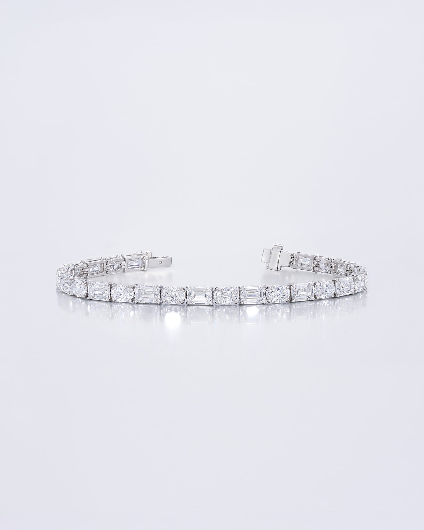 Oval & Emerald Cut Bracelet Wset