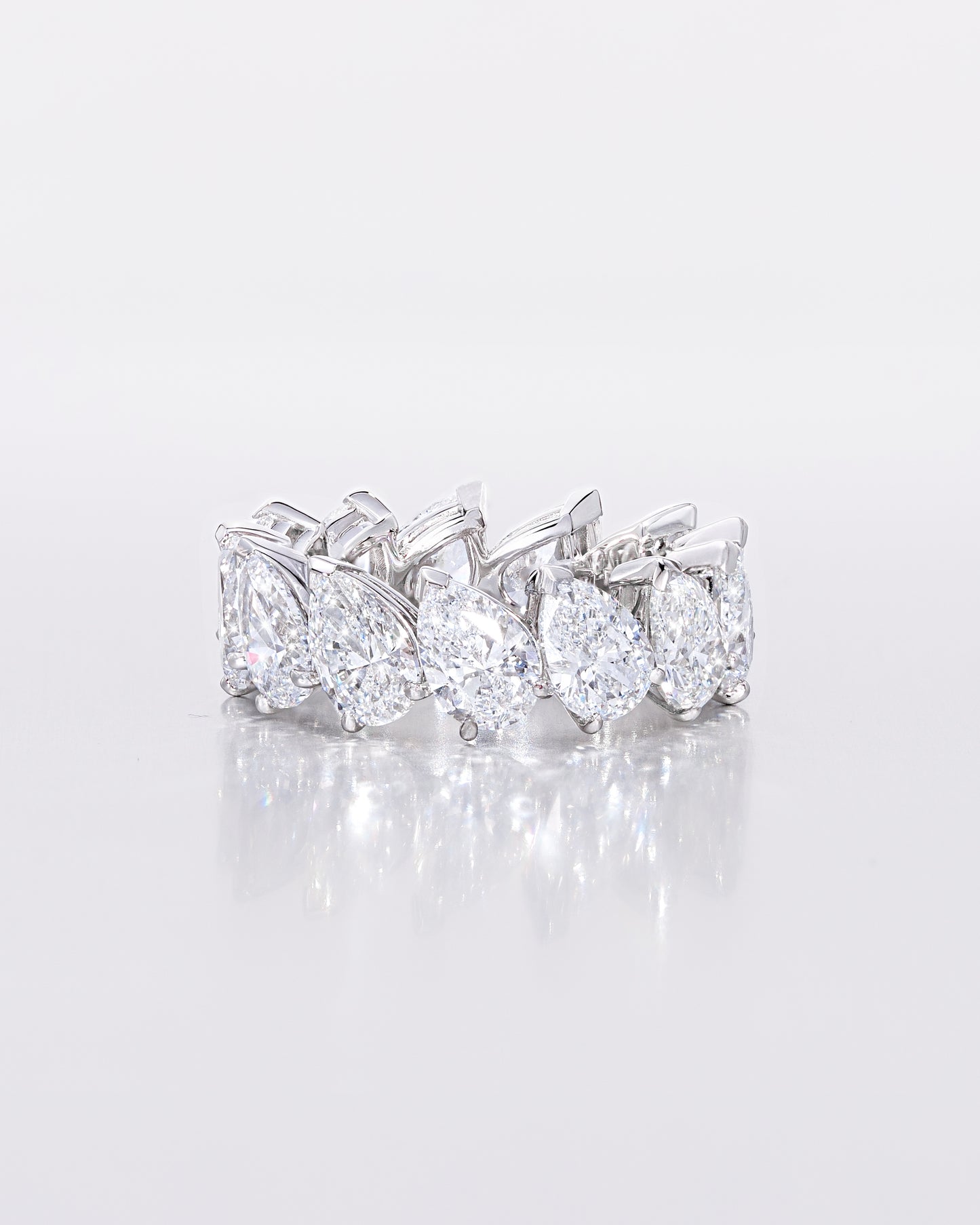 Pear Shape Eternity 0.7ct each