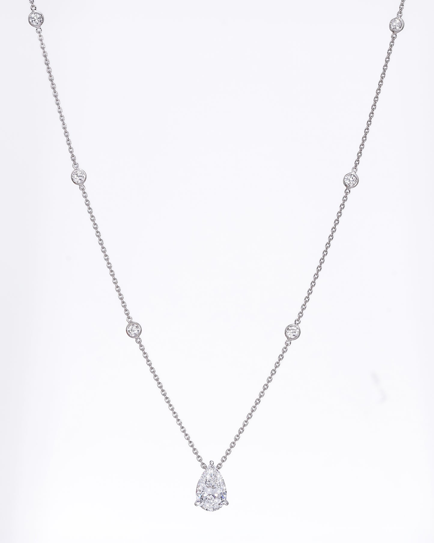 Pear Station Necklace