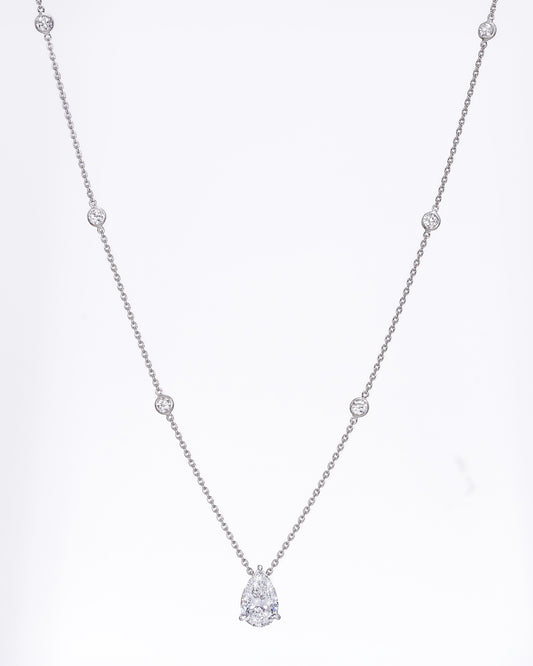 Pear Station Necklace