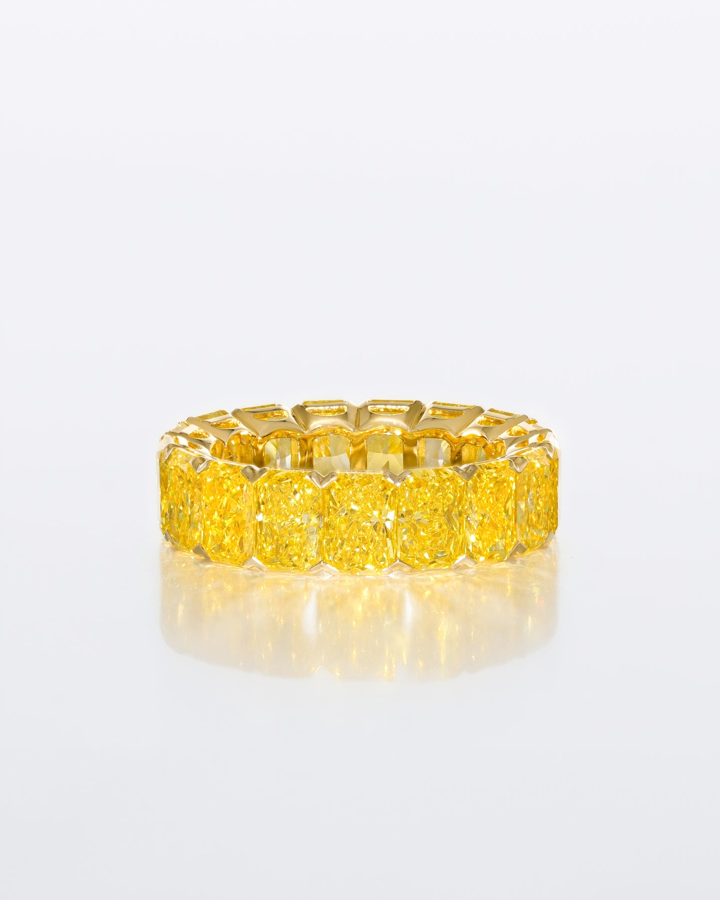 Yellow Radiant Eternity 0.48ct each