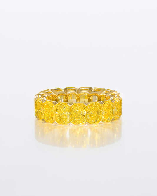 Yellow Radiant Eternity 0.48ct each