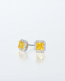 Vivid Yellow Radiant Stud