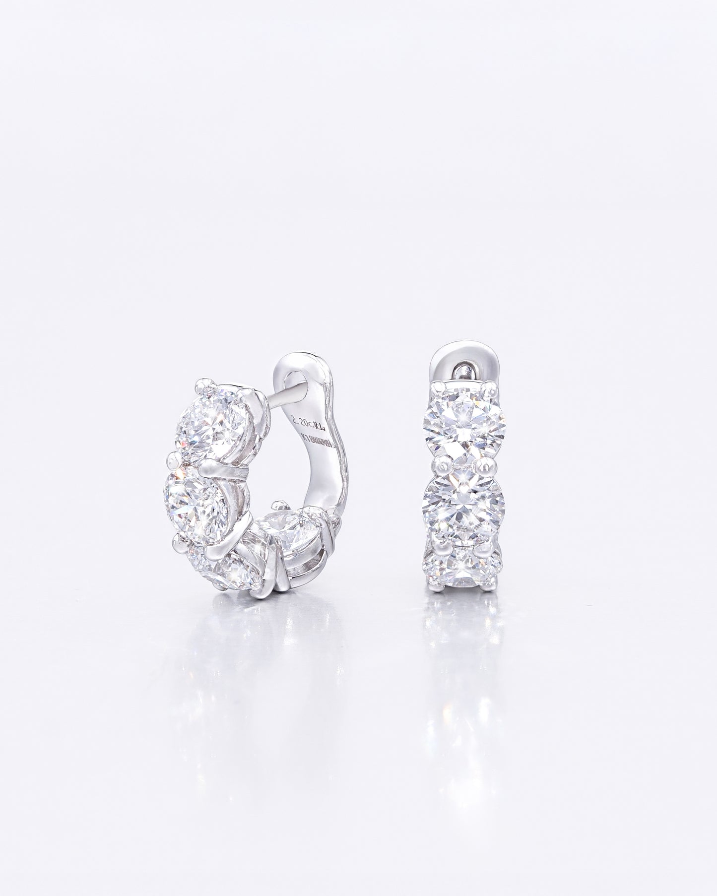 Round Huggie Earrings