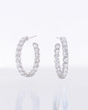 Round Hoop Earrings Large