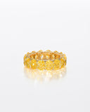 Vivid Yellow Oval Eternity