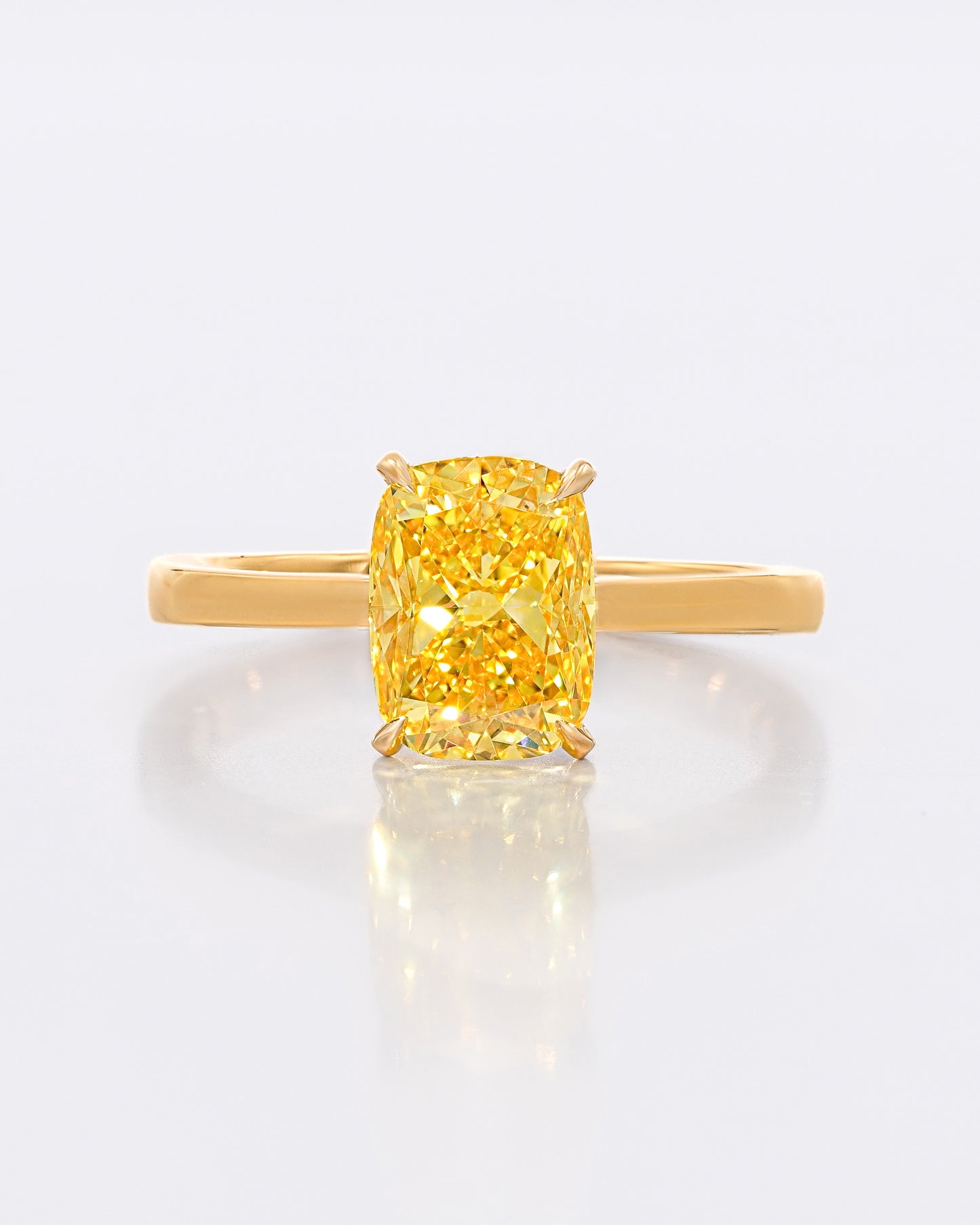 Elongated Cushion Vivid Yellow