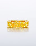 Yellow Radiant Eternity 0.8ct each