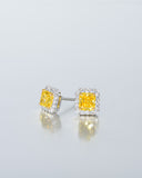 Vivid Yellow Radiant Stud