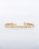 Yellow & White Diamond Tennis Bracelet
