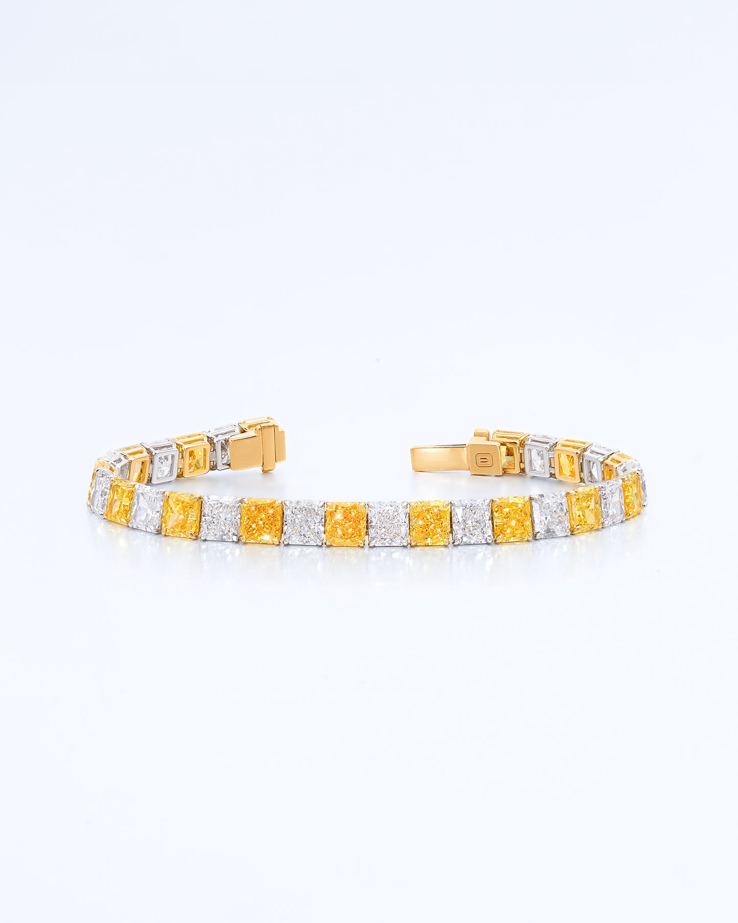 Yellow & White Radiant Bracelet