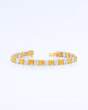 Yellow & White Radiant Bracelet