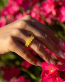 Yellow Radiant Eternity 0.48ct each