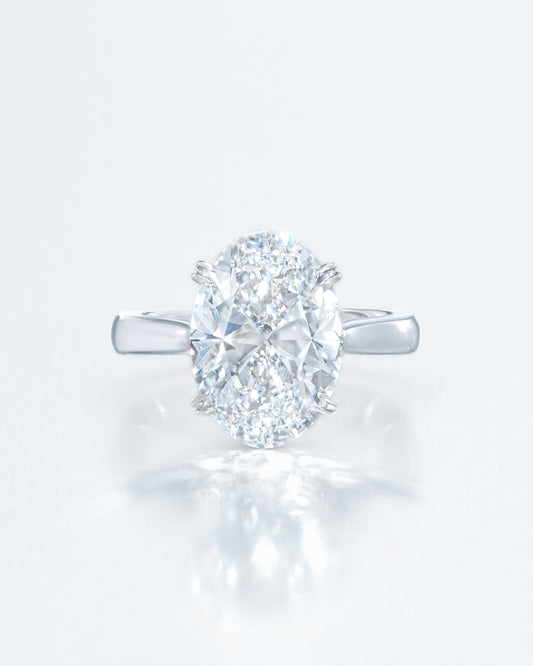 Oval Solitaire Ring