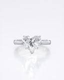 Heart Solitaire Ring