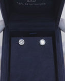 Round Stud Earrings
