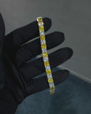Yellow & White Radiant Bracelet