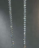 3mm 3prong Tennis Necklace