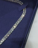 Emerald cut Tennis Necklace 0.5ct each