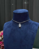 Pear Shape Solitaire Necklace