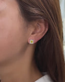 Vivid Yellow Radiant Stud