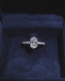 Oval Pave Ring